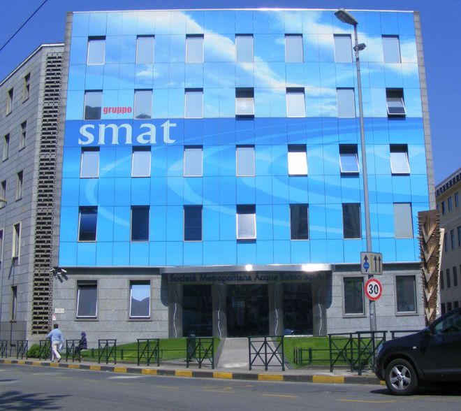 Foto di archivio della sede centrale Smat Foto di archivio della sede centrale Smat