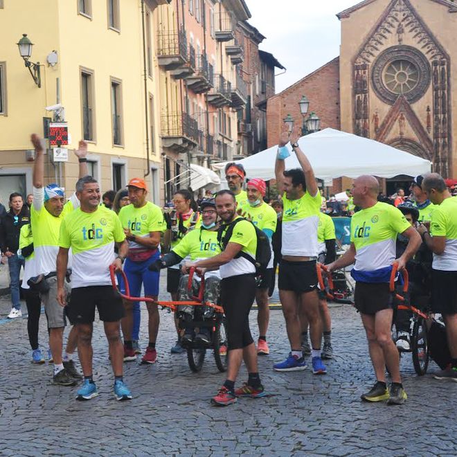 Un momento del Trail delle Colline