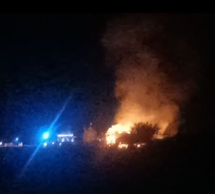 Incendio in frazione Torassi a Chivasso