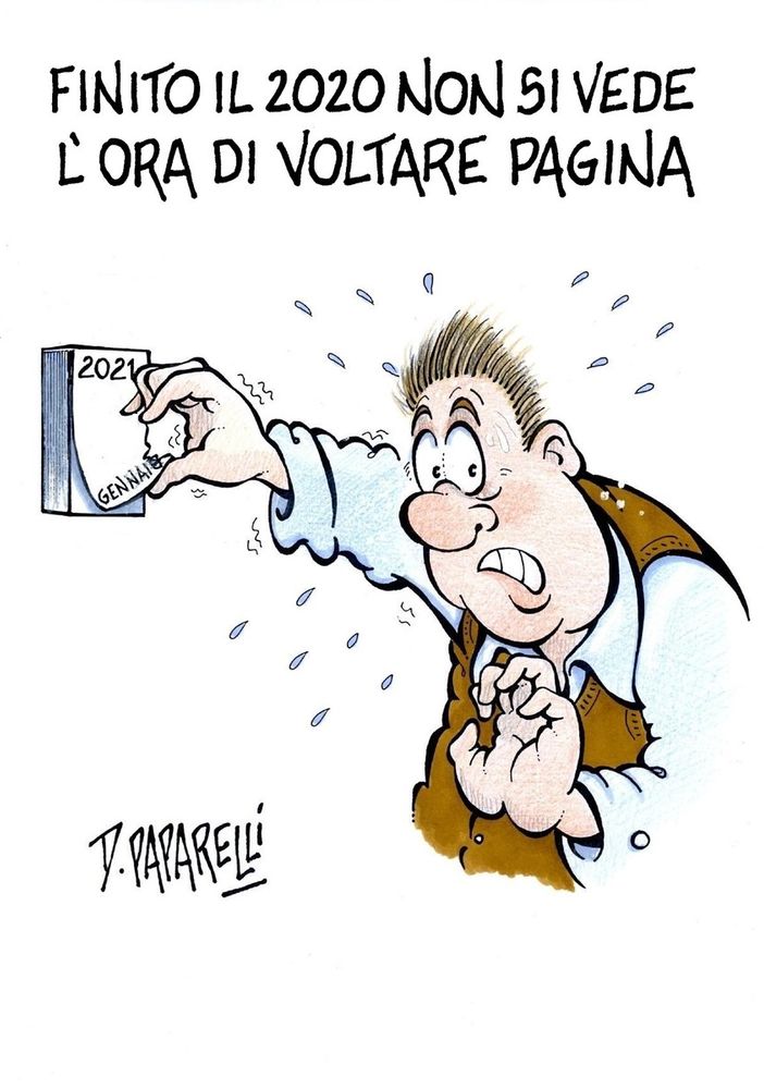 Vignetta di auguri per Capodanno 2021