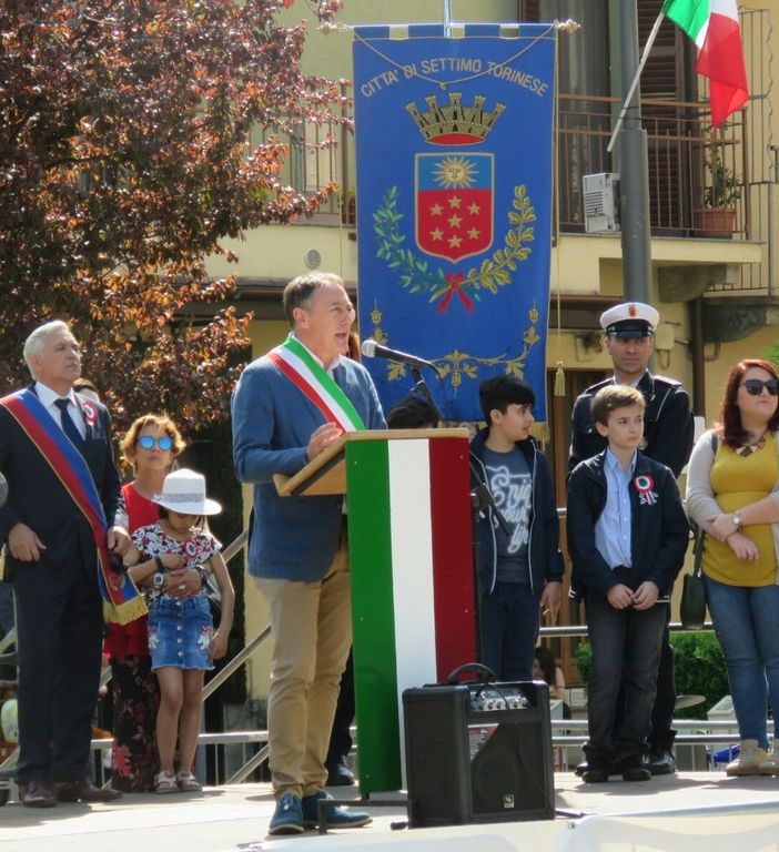 Celebrazioni per il 73° Anniversario della Liberazione a Settimo Torinese