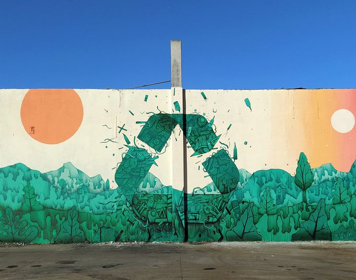 A Chivasso un nuovo murales a tema ambientale