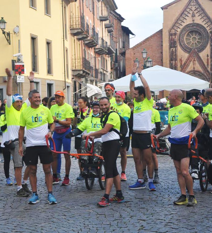 Un momento del Trail delle Colline