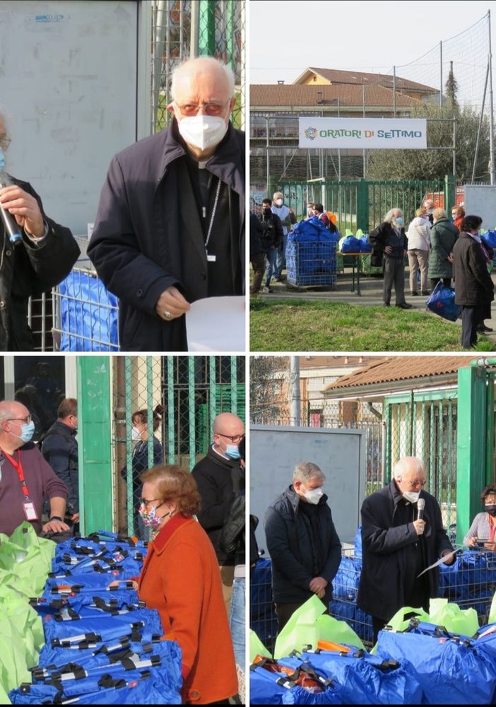 La donazione dei beni da parte dell'arcivescovo Cesare Nosiglia