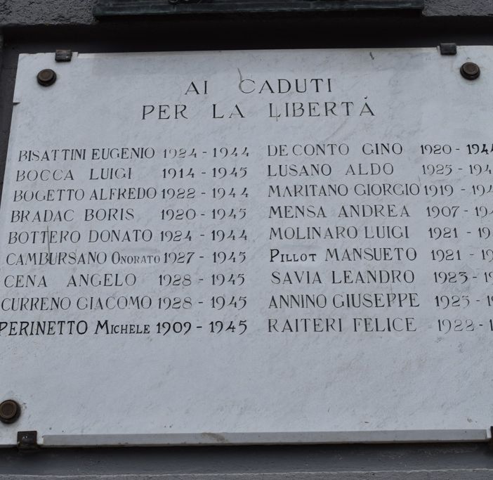 I Caduti per la Libertà chivassesi