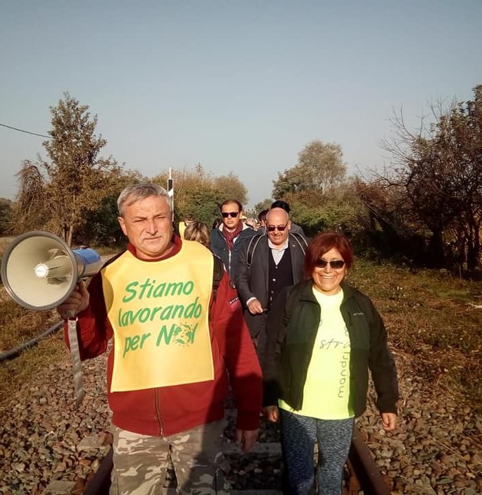 Un momento della camminata