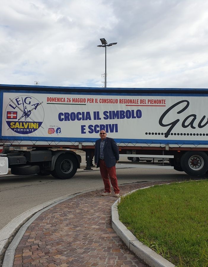 Il candidato Gianluca Gavazza a Castelrosso