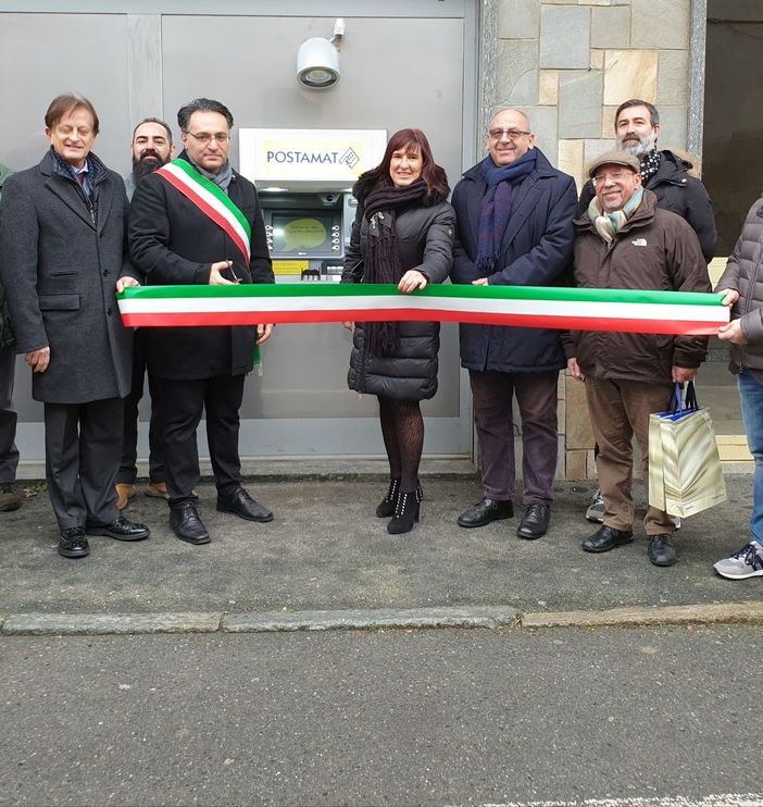 L'inaugurazione dello sportello a Rondissone