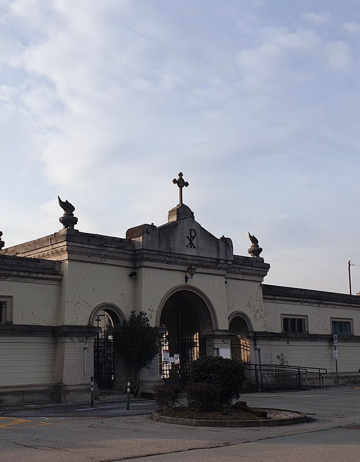 Il cimitero di Volpiano