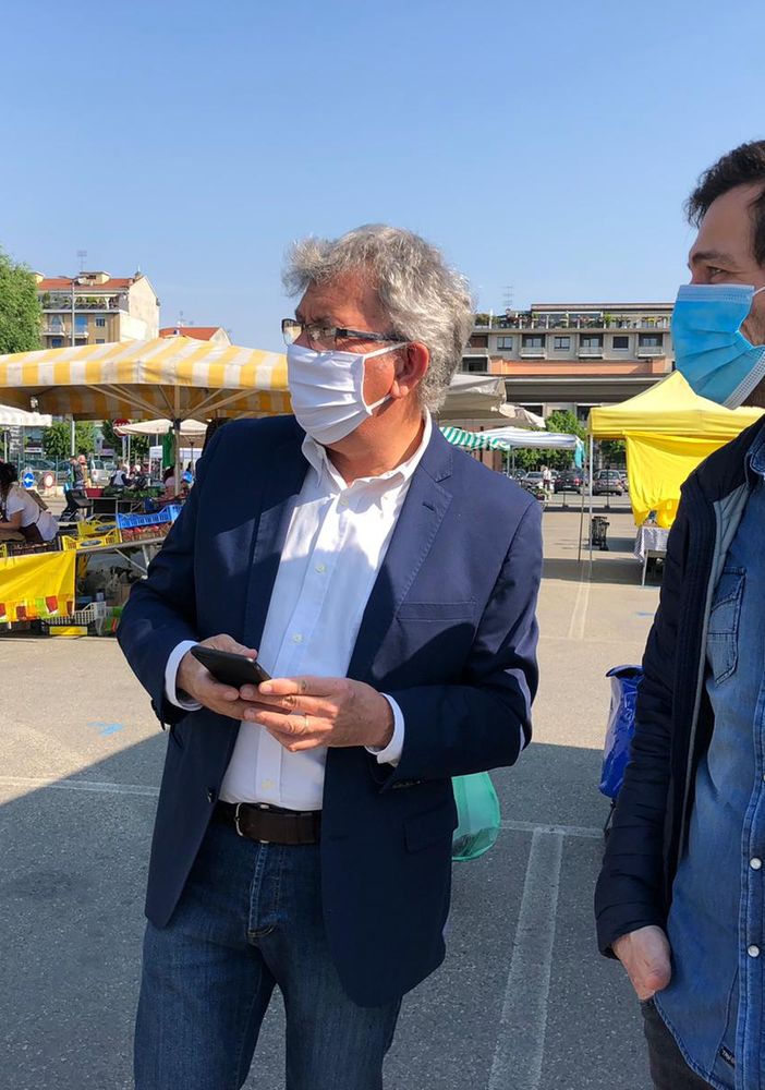 Il sindaco Claudio Castello con il dirigente Fabio Mascara