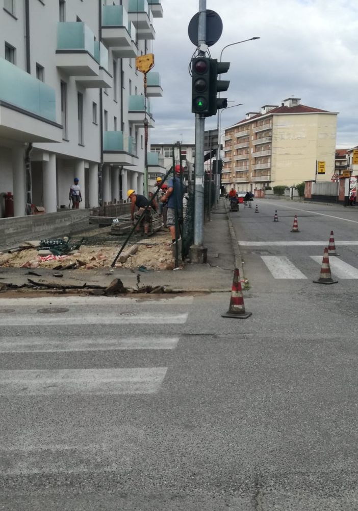 I lavori eseguiti a Settimo