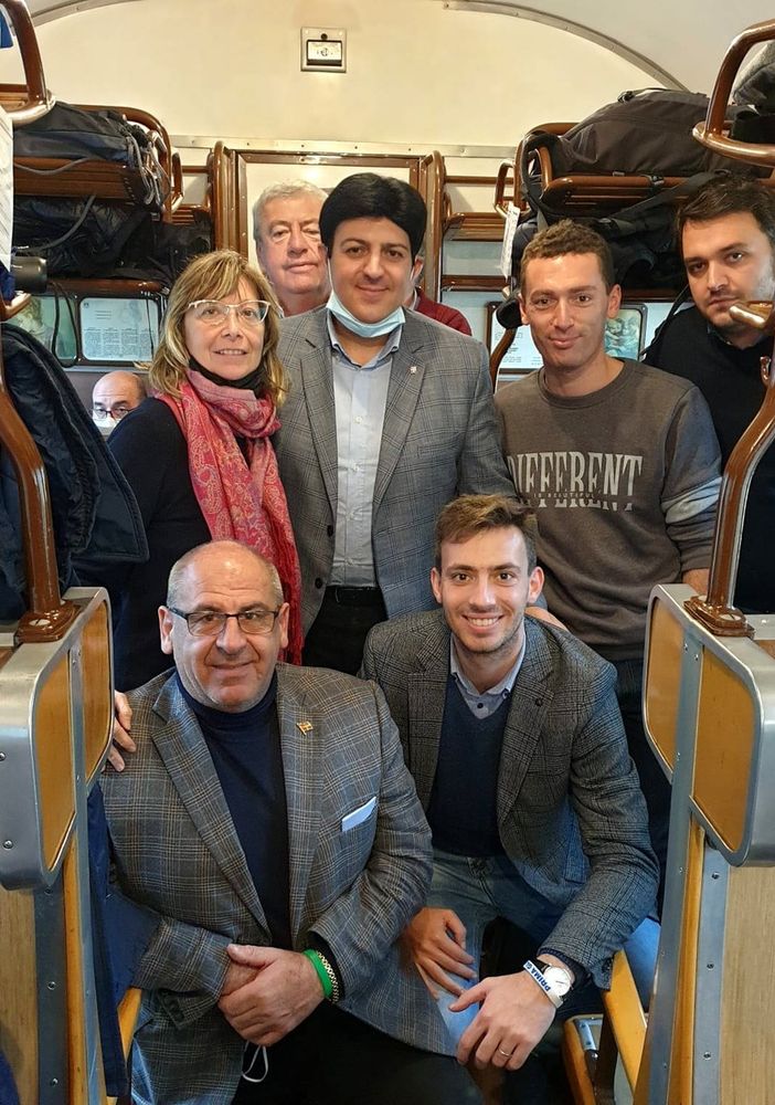 Il viaggio sul treno storico di Gavazza e Ascom