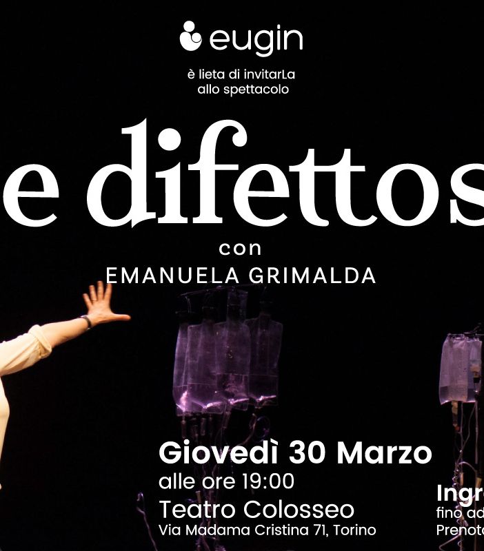 Al Teatro Colosseo di Torino: &quot;LE DIFETTOSE&quot; spettacolo con Emanuela Grimalda