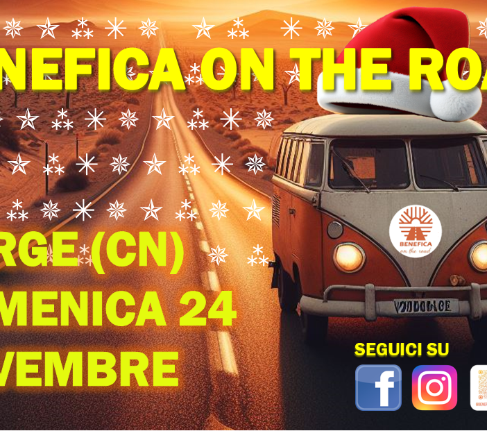 Barge (CN): domenica 24 novembre arriva 'BENEFICA ON THE ROAD'!