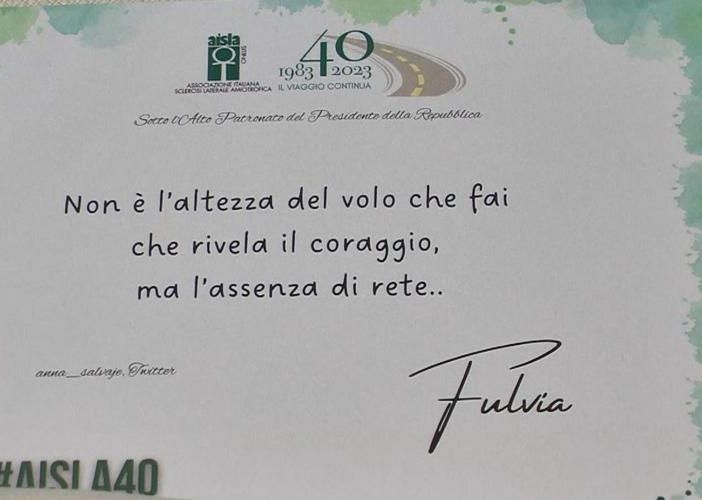 Malattie rare, Aisla, tante istituzioni per i 40 anni dell’Associazione vicina alle persone con Sla