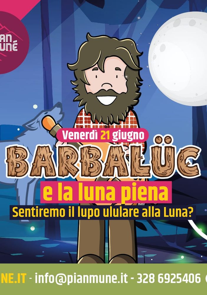 Pian Munè: Notturna nel Bosco. Sentiremo il lupo ululare alla Luna?