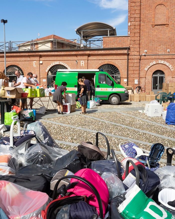 La consegna (Foto di Christian Bosio)