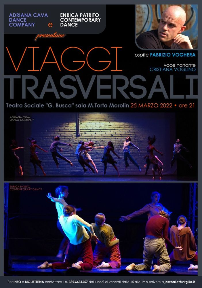 Viaggi trasversali: Enrica Patrito e Adriana Cava al teatro sociale “G.Busca” di Alba