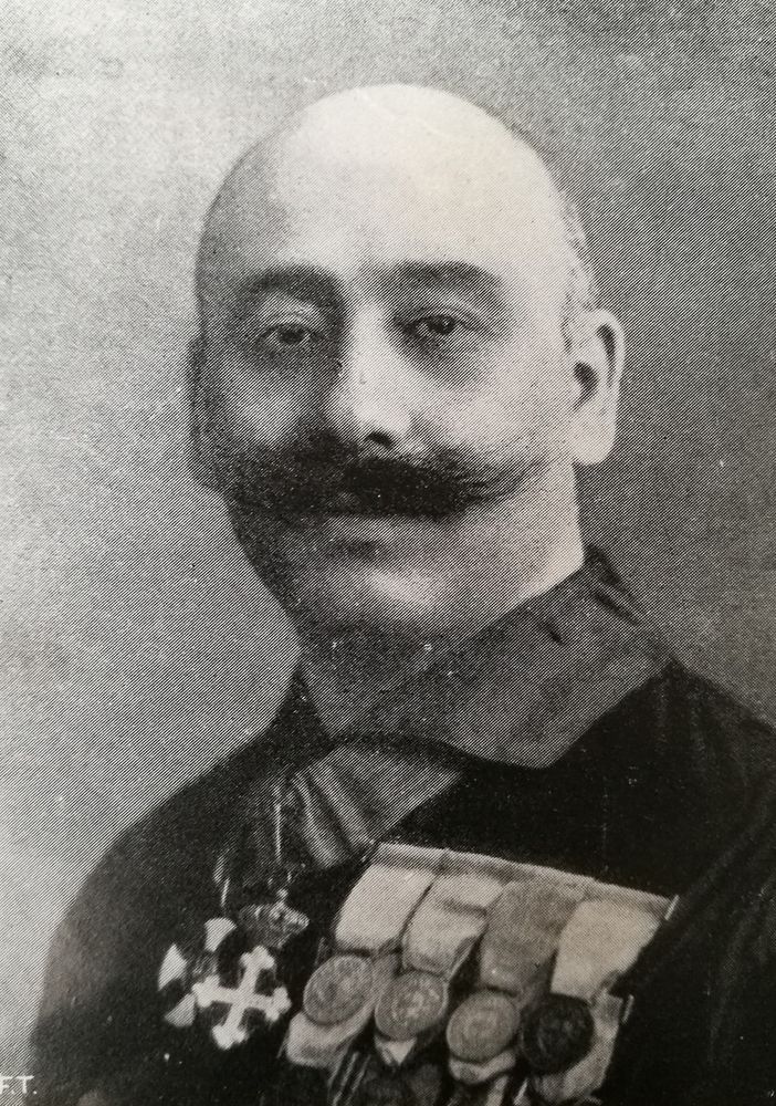foto d'epoca di gerarca fascista