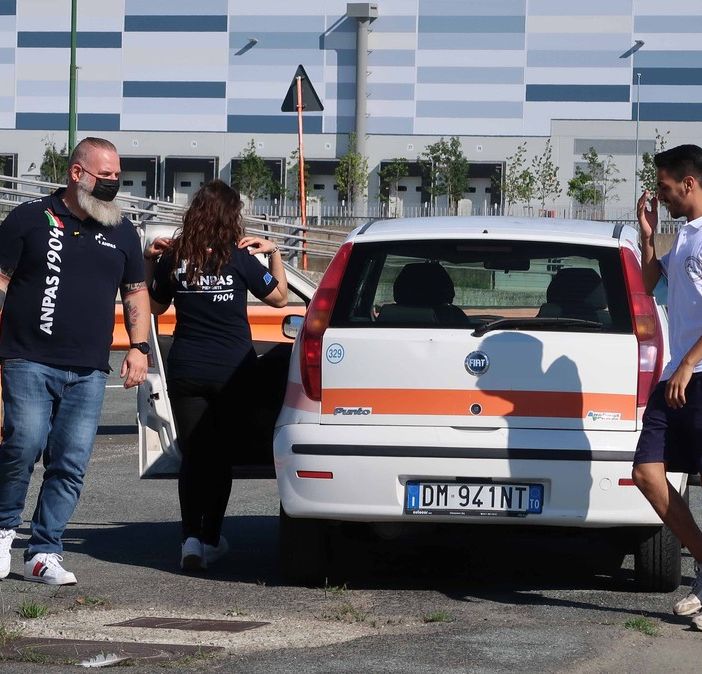 Prove di guida sicura per i giovani volontari di Anpas Piemonte