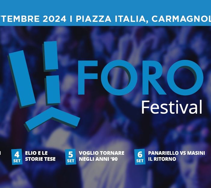 Carmagnola, non solo Peperone: al via la sesta edizione del Foro Festival