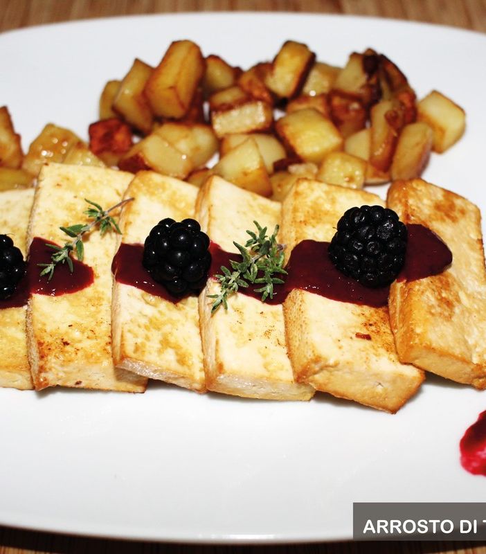 MercoledìVeg di Ortofruit: oggi prepariamo arrosto di tofu e more