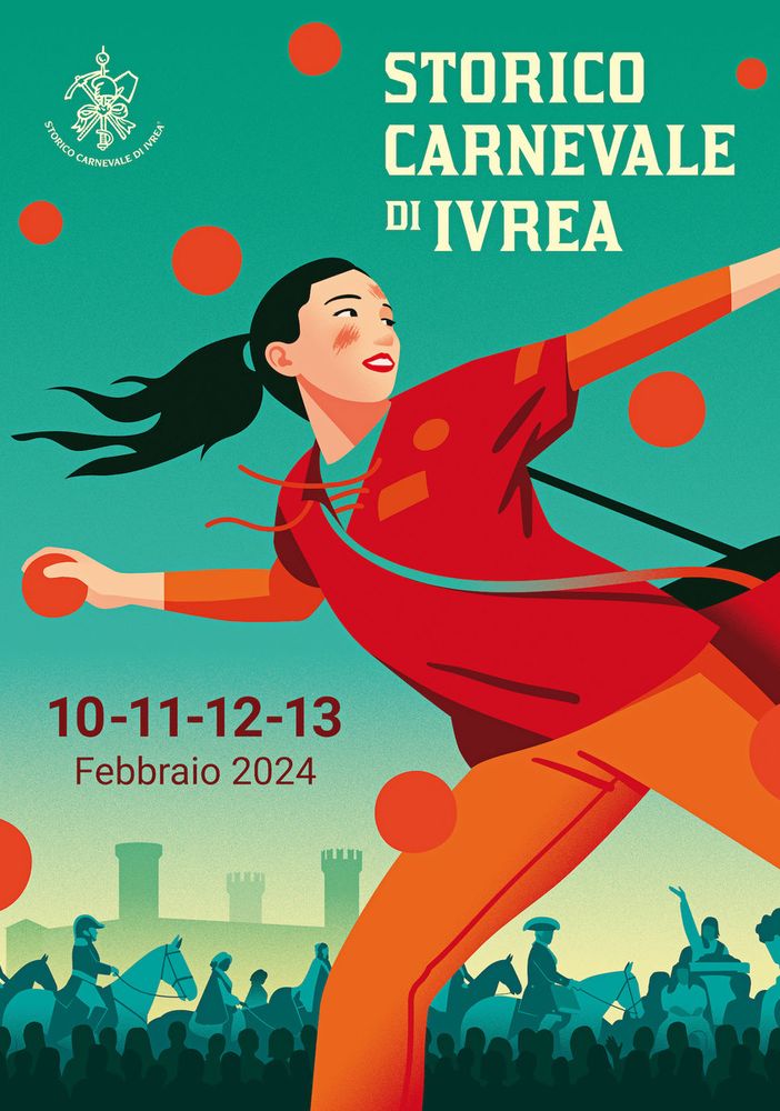 locandina carnevale ivrea 2024
