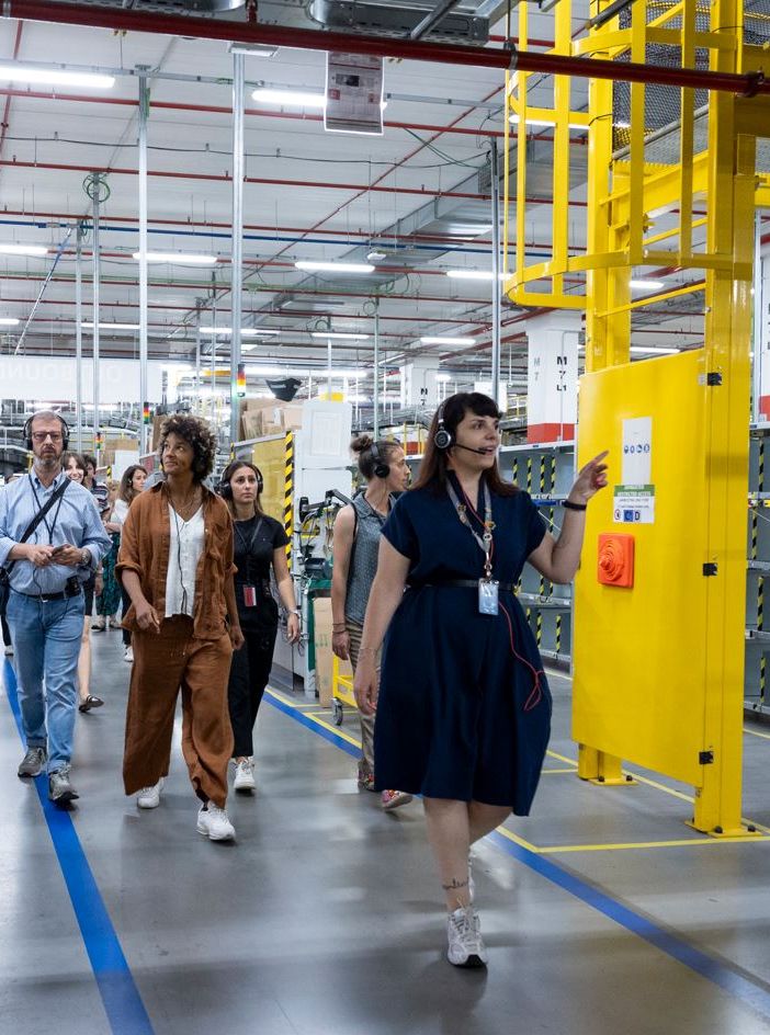 Sara Gama in visita al centro di Torrazza Piemonte