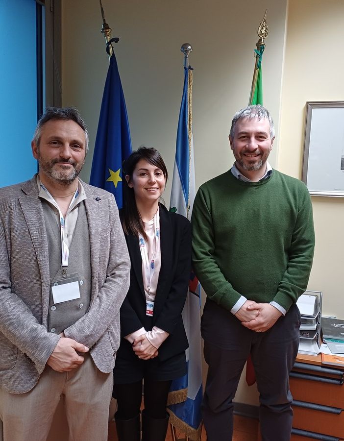 Gli assessori di Rivarolo e il vicesindaco metropolitano Suppo