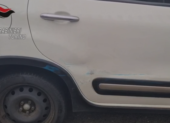 Auto danneggiata dopo alcuni incidenti