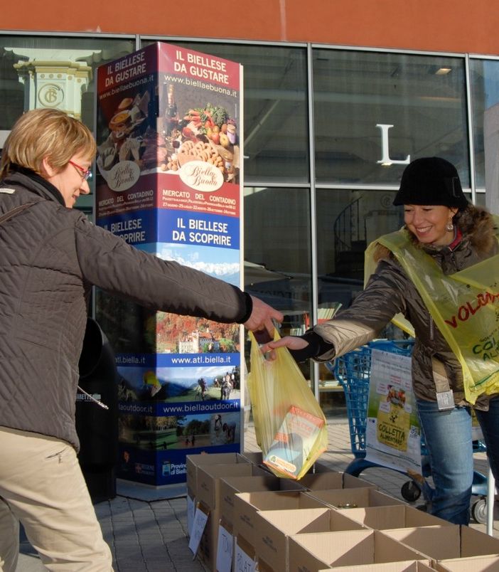 volontaria banco alimentare