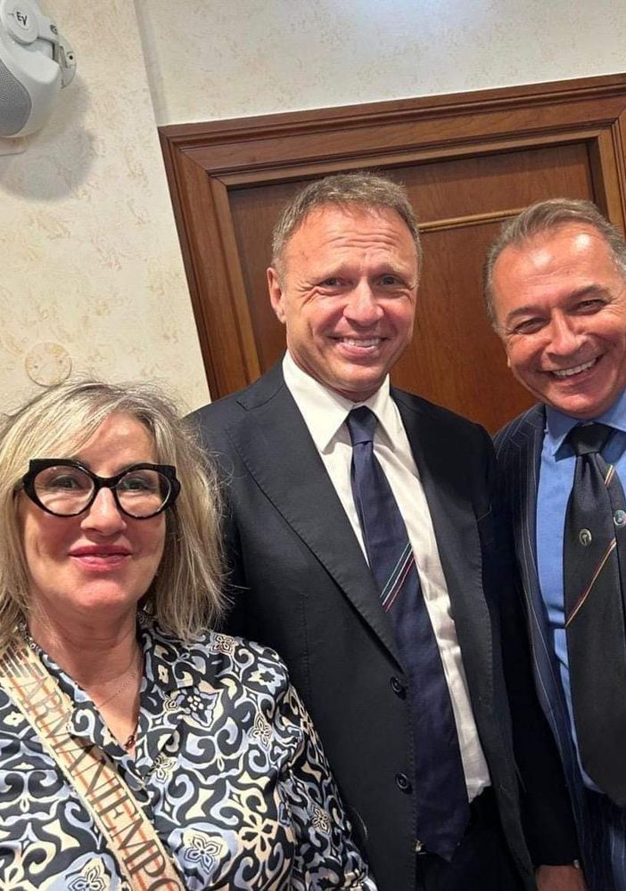 Paolo Bongioanni e il ministro dell'Agricoltura Francesco Lollobrigida