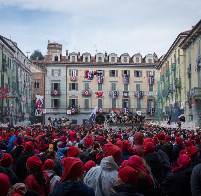 carnevale ivrea - foto di repertorio