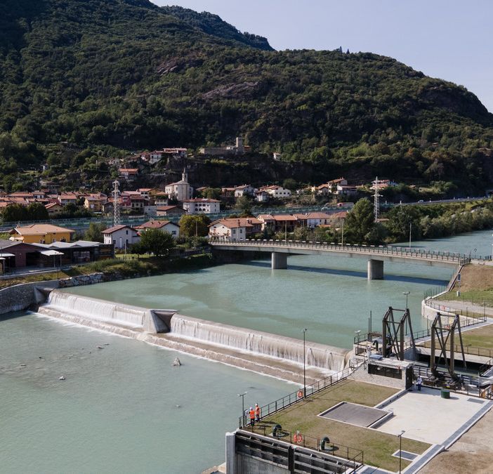 Edison inaugura la nuova centrale idroelettrica di Quassolo, realizzata con la partecipazione delle comunità locali