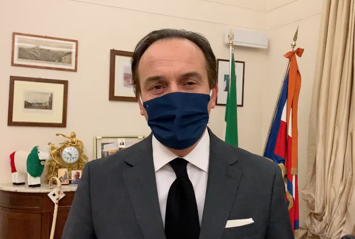 Gli auguri di un buon 2021 del presidente Alberto Cirio