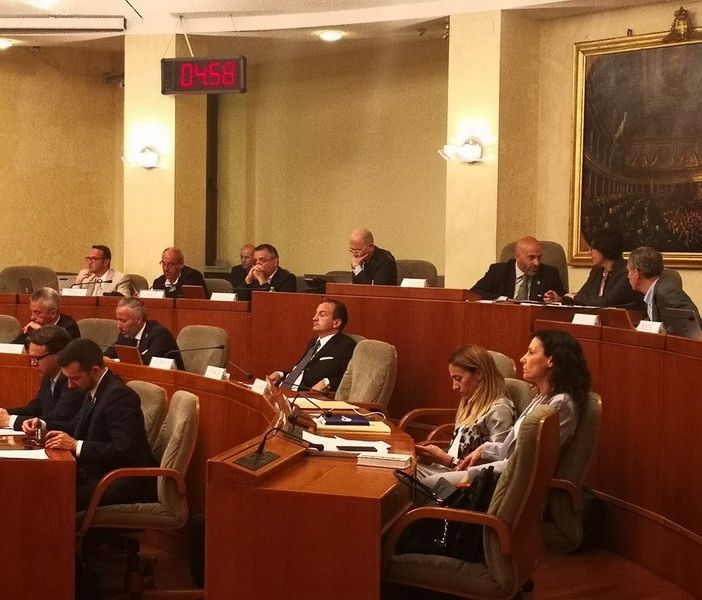 Consiglio regionale con giunta Cirio