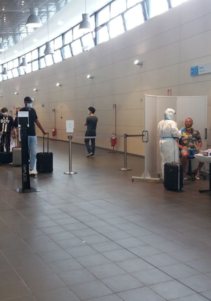 controlli covid aeroporto di caselle