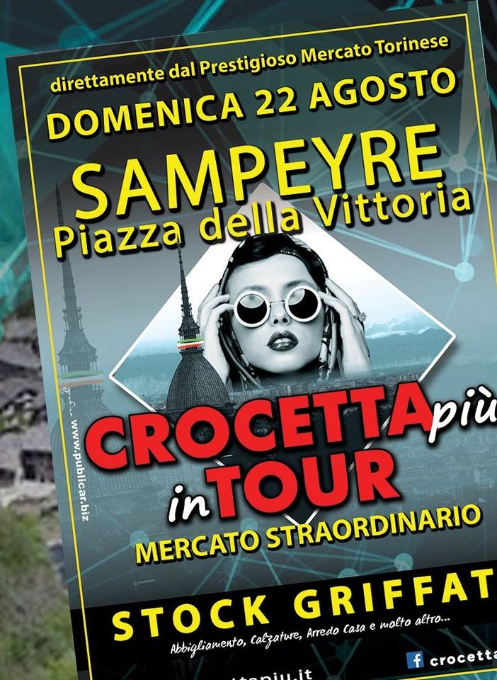 Sampeyre (Cuneo): domenica 22 agosto la moda torna in piazza con Crocetta Più!