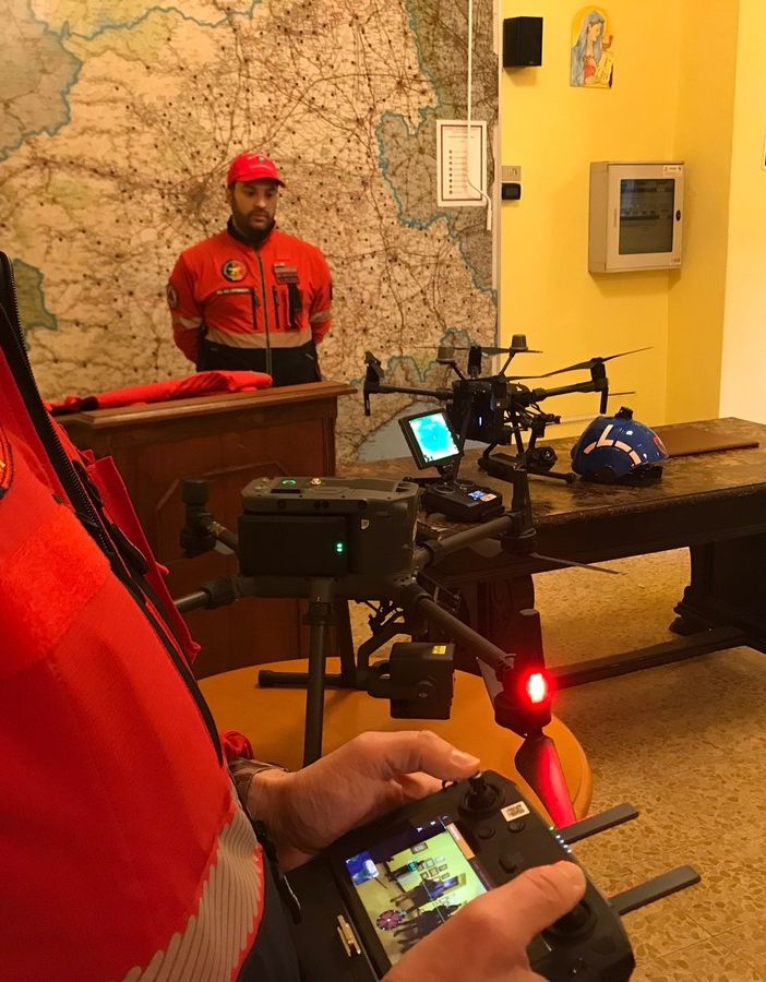 droni di arpa e carabinieri
