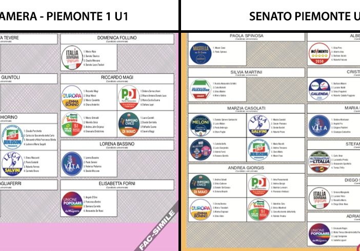 schede fac simile