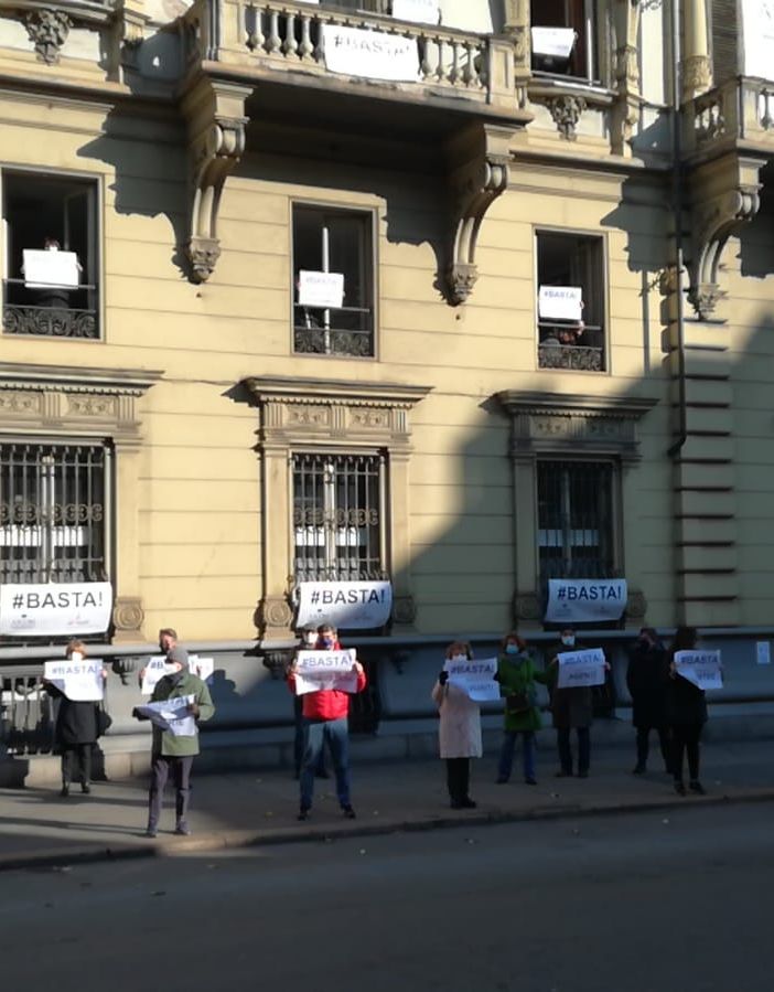 Flash mob davanti alla sede Ascom Torino