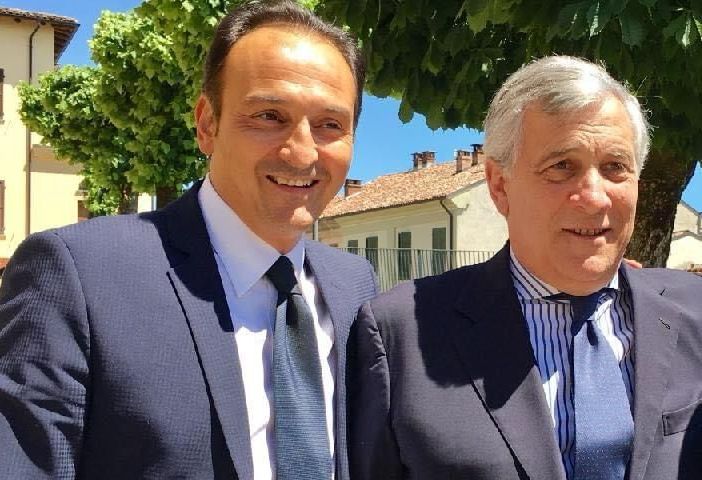 Alberto Cirio con Antonio Tajani