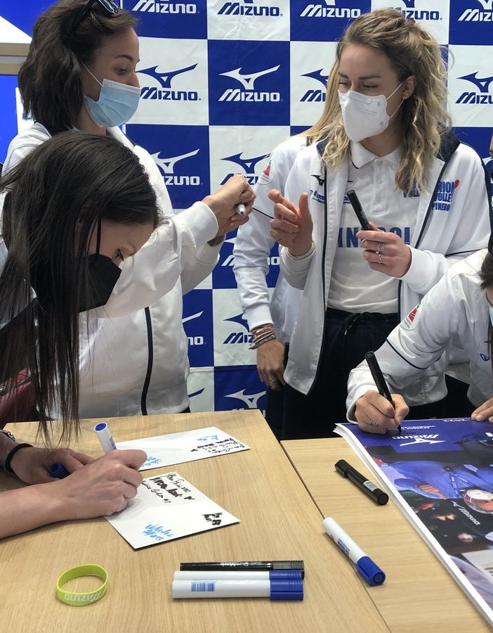 Le campionesse dell’Unionvolley Pinerolo neopromosse nella Serie A1 si raccontano al Mizuno Store [VIDEO]