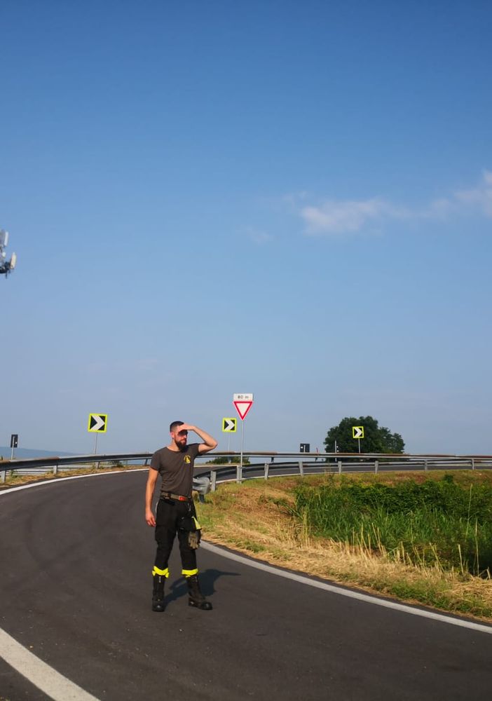 foto di archivio e traffico deviato
