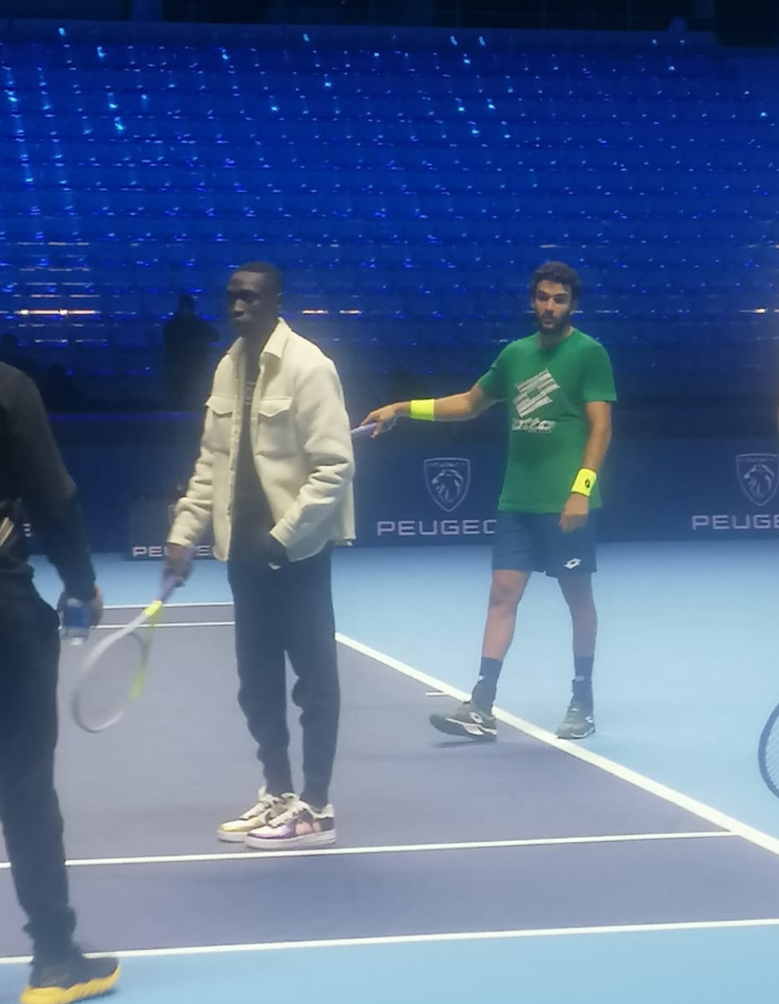 Khabi Lame con Matteo Berrettini