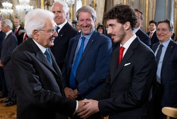bagnaia ricevuto da mattarella