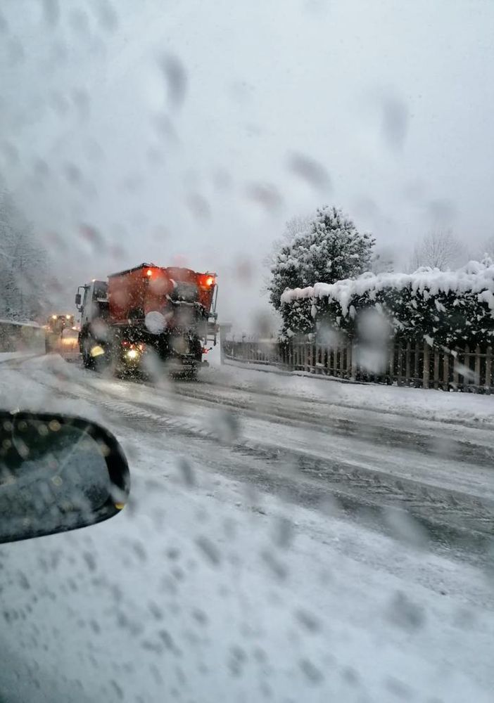 Prima neve su Torino e provincia: la viabilità metropolitana è al lavoro
