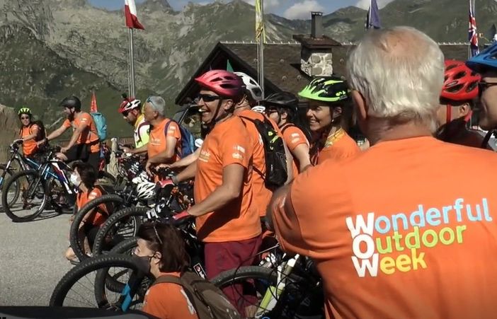 Limone Piemonte: una pedalata per promuovere l'Alta Via del Sale (VIDEO)