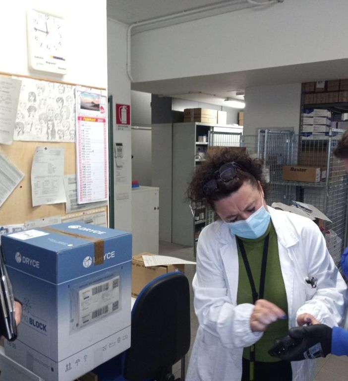 La consegna del vaccino anti-Covid di Moderna
