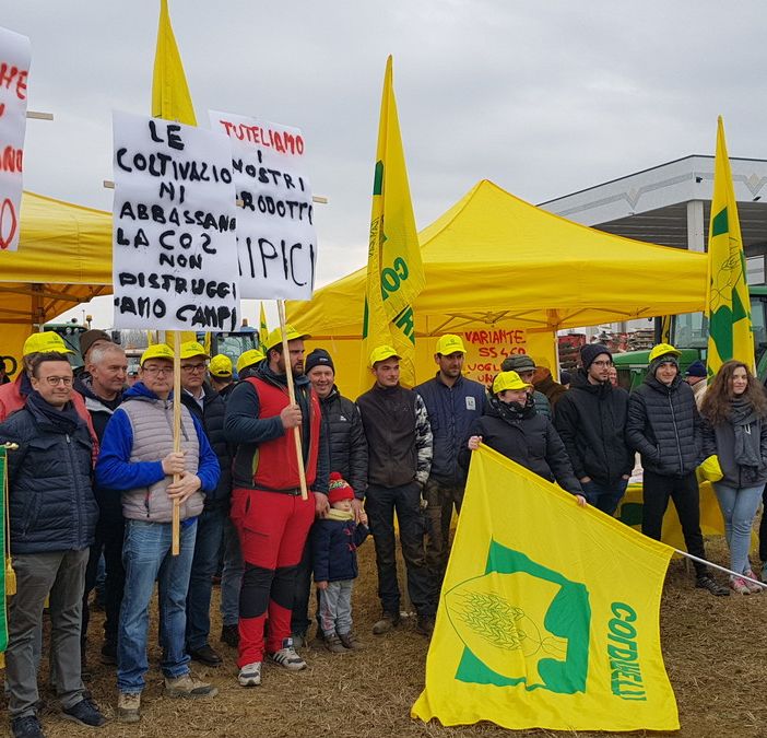 protesta agricoltori coldiretti